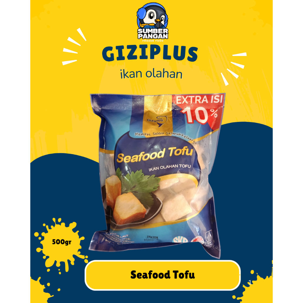Giziplus Seafood Tofu (Ikan Olahan) 500gr