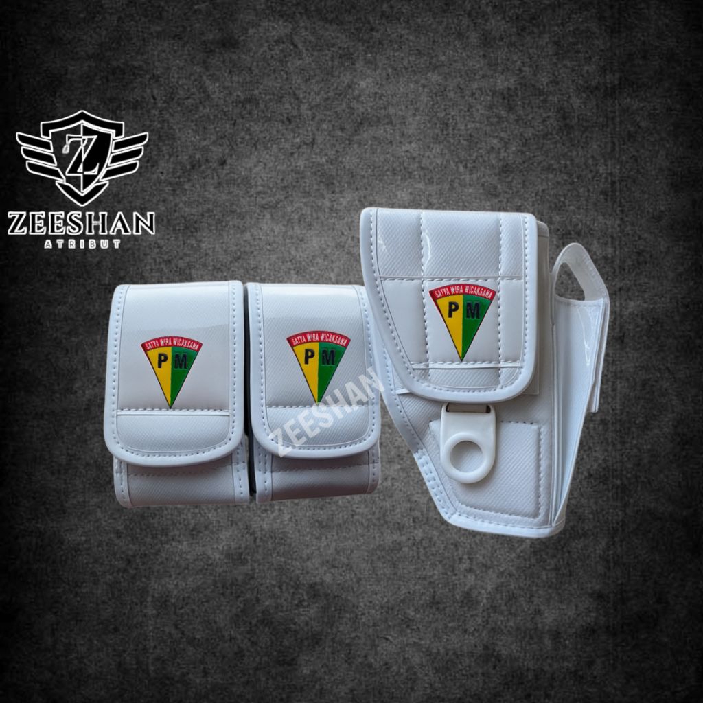 Sarung Senjata PM double/Sarung Pistol Pm/magazen Pm Pendek/Holster 1/4 Pm