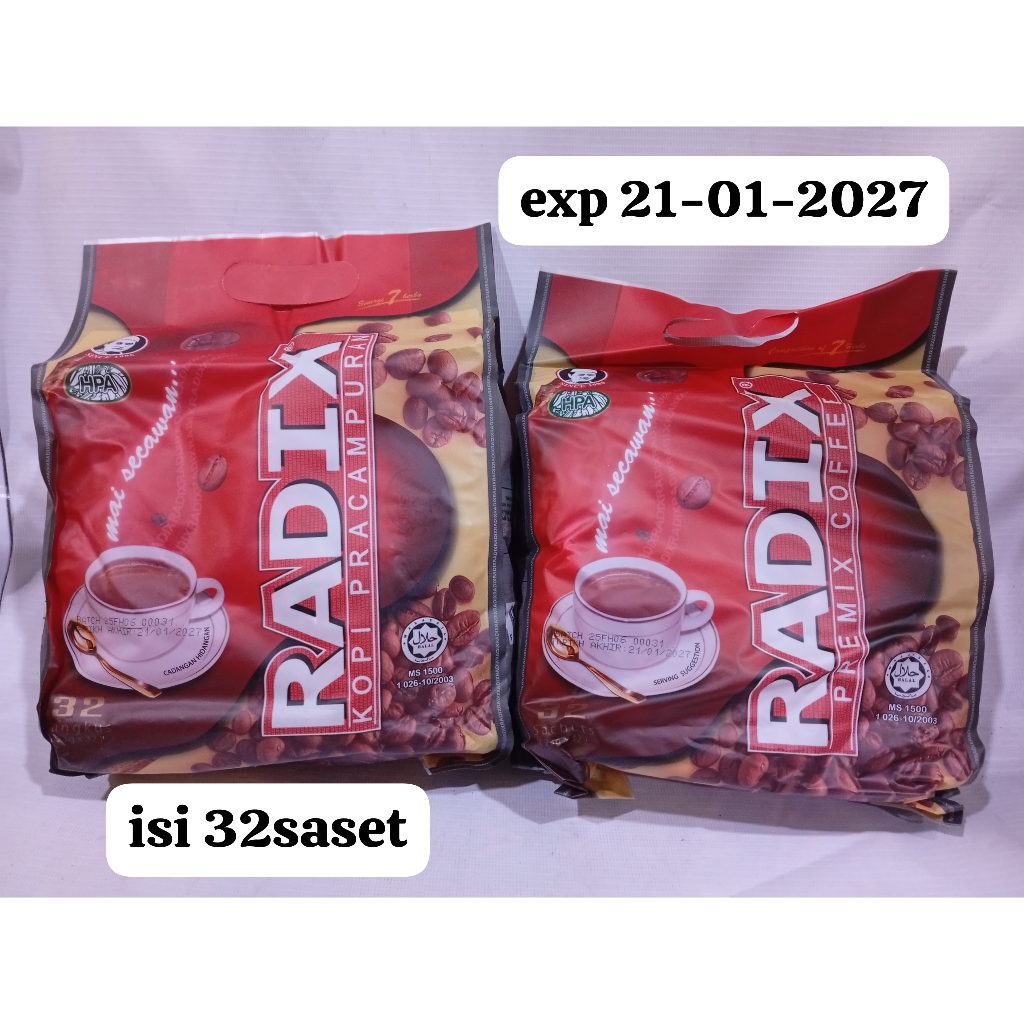 

kopi radix jumbo pak haji isi 32 sachet kopi HPA