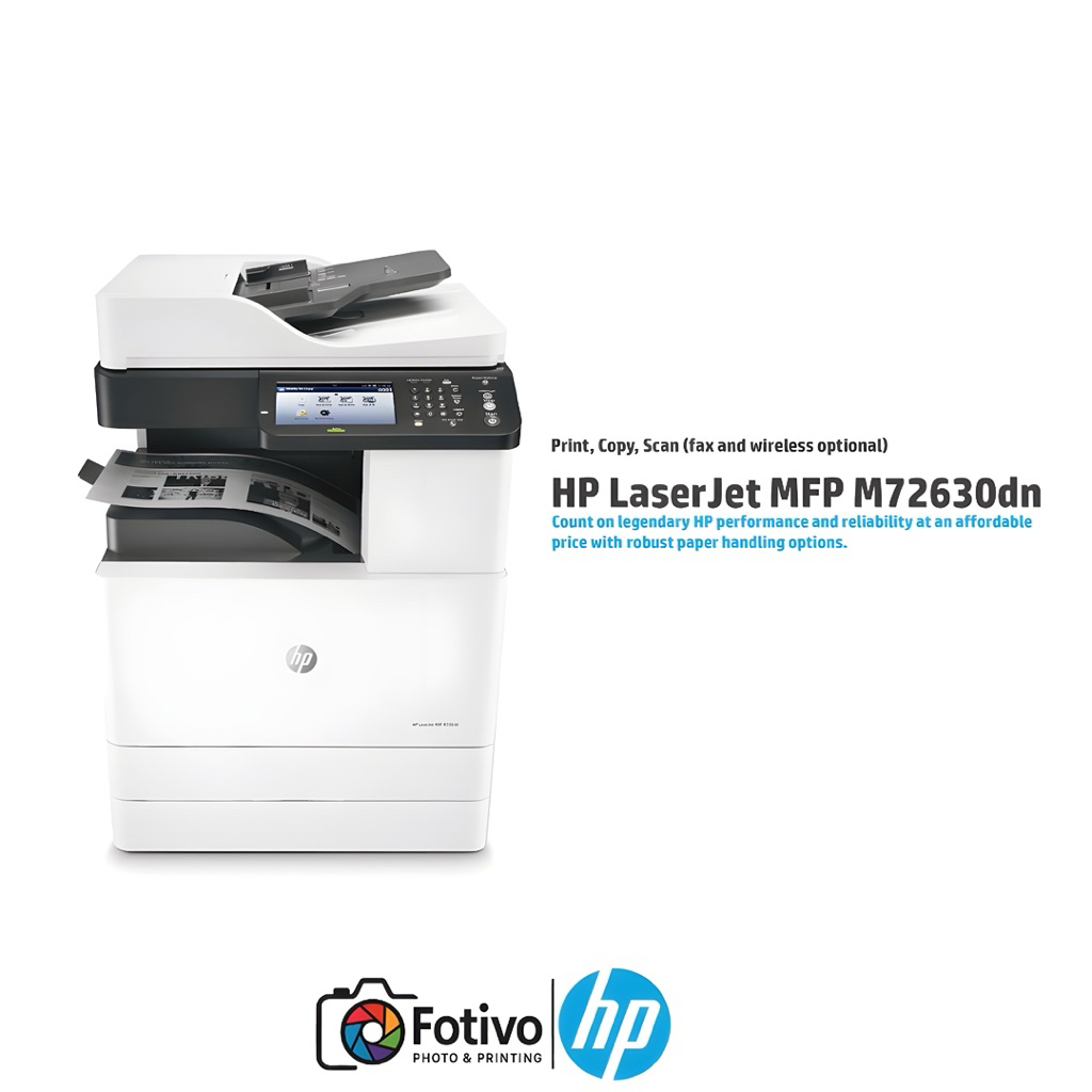 HP LaserJet MFP M72630dn A3 Monochrome | Printer Multifungsi Profesional