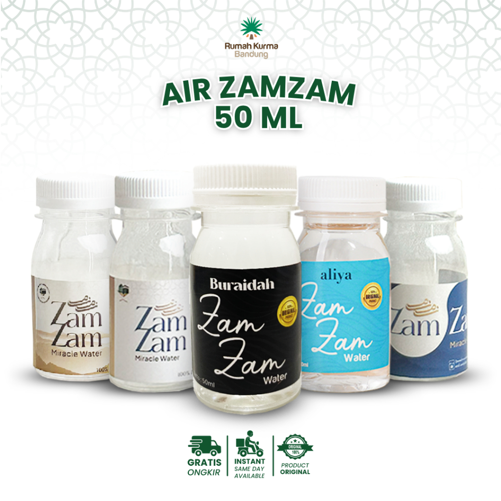 

Air Zam Zam Kemasan 50ML 100% Original Asli