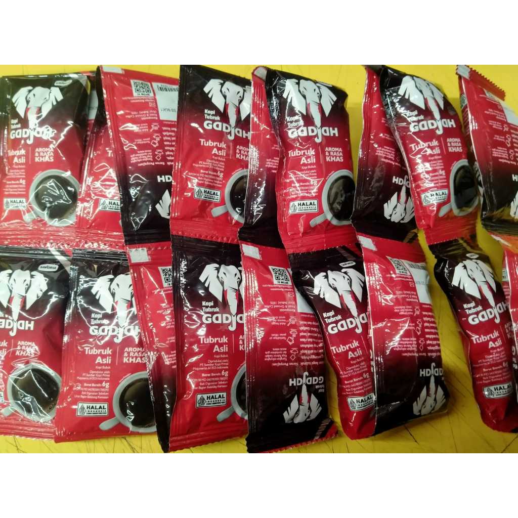 

Kopi Tubruk Gadjah Non Gula 1 Renceng isi 10 bungkus