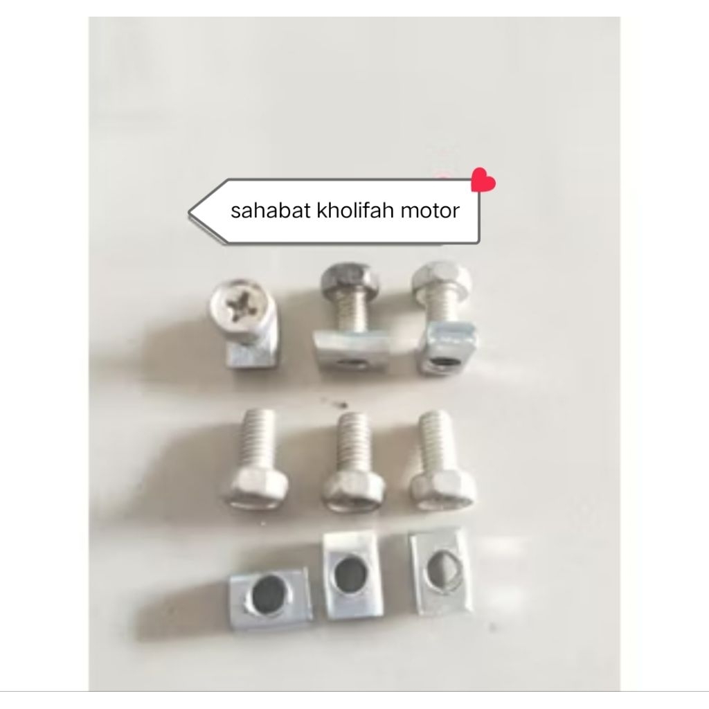 BAUT AKI MOTOR MUR KOTAK AKI KERING 5X10 5 X 10 SEPEDA MOTOR 1CM YAMAHA HONDA SUZUKI OBENG PLUS KUNC