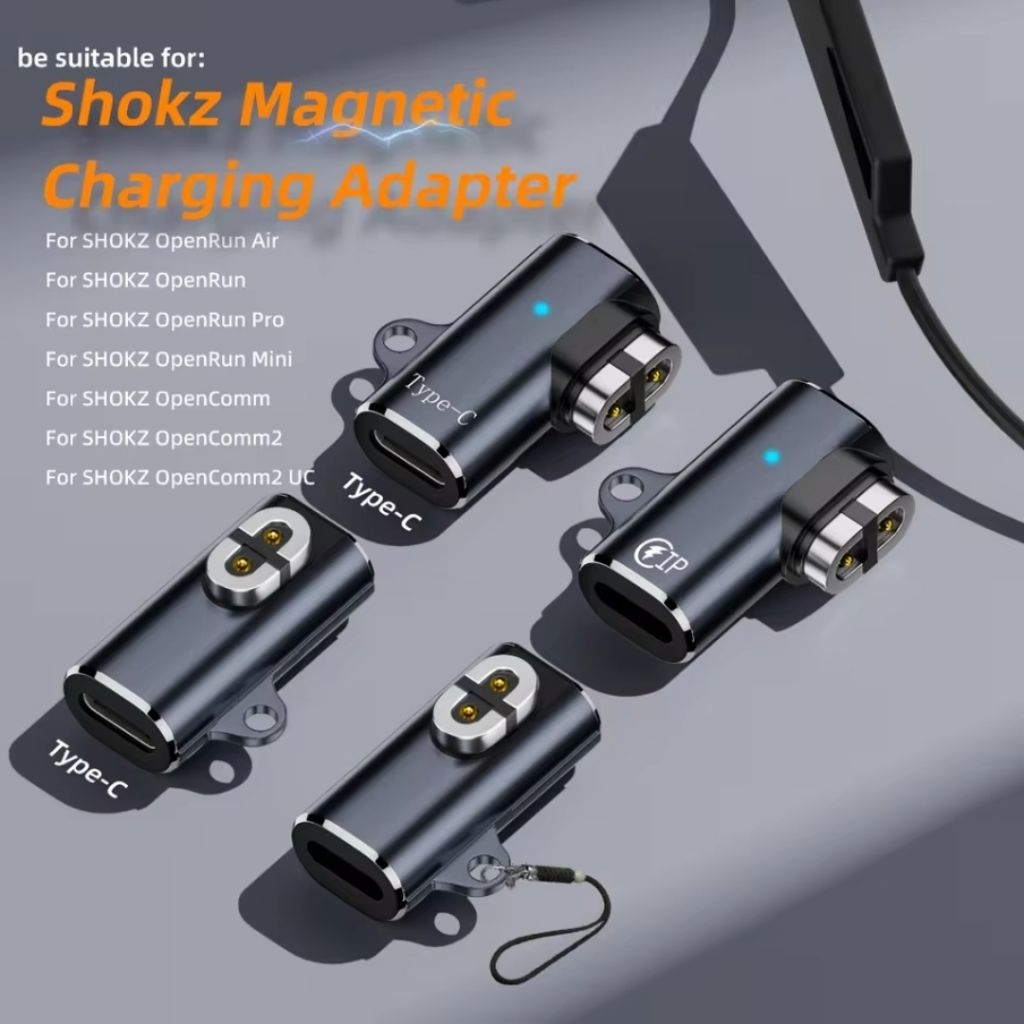 Adapter Adapator Charging Type C Lightning Cable Sambungan Kabel Charger Shokz Bone Conduction Tipe 