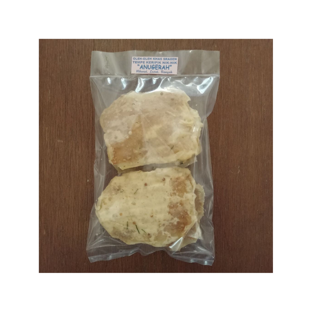 

Tempe Keripik Nik Nik ANUGERAH. Oleh Oleh Khas Sragen