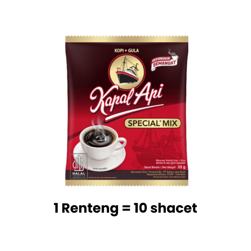 

Kopi Kapal Api Spesial Mix 23gr x10