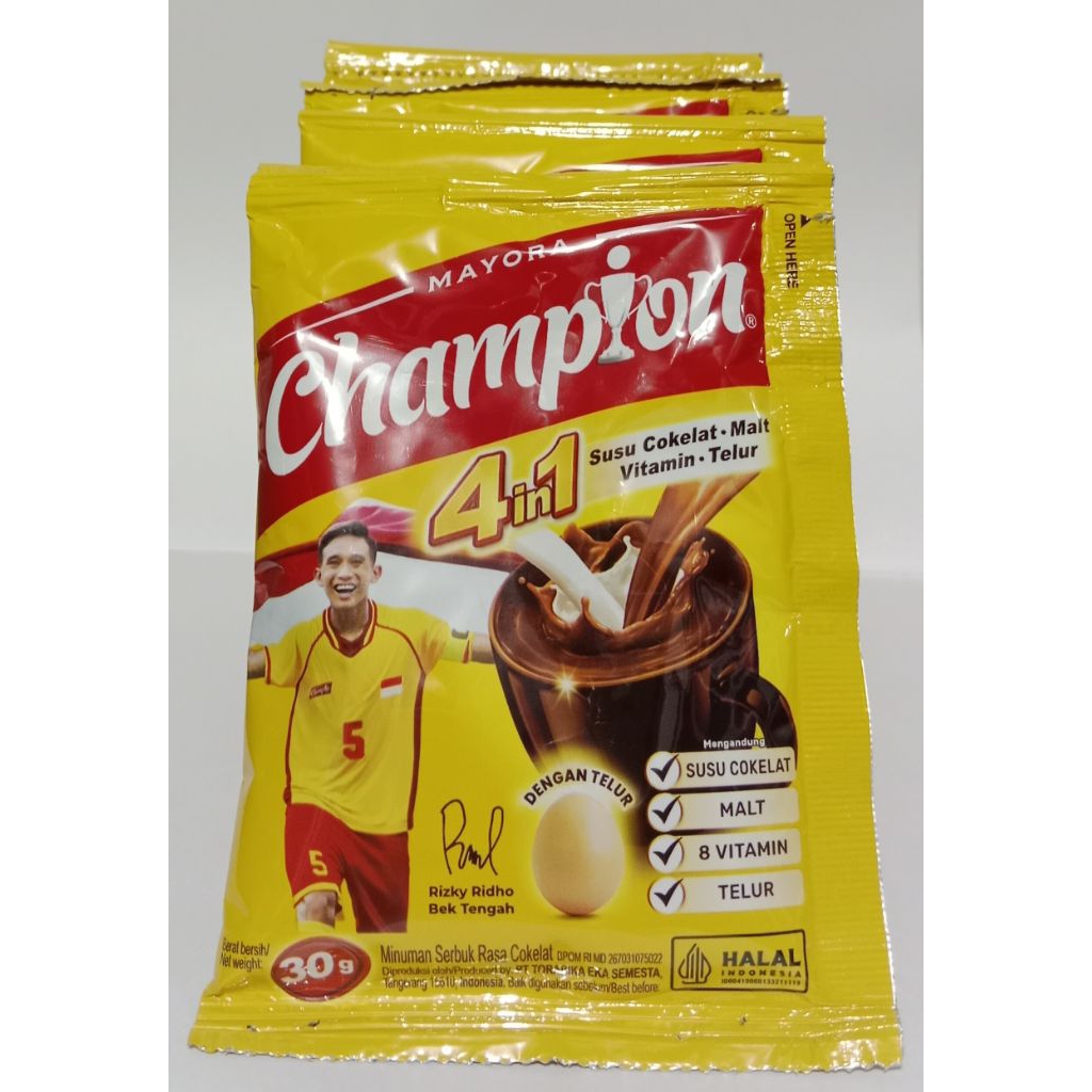 

Champion Minuman Serbuk Rasa Coklat