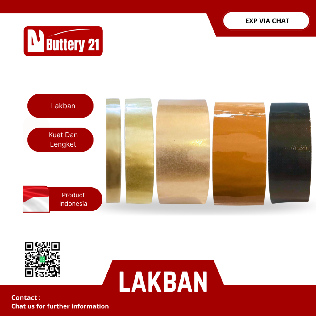 LAKBAN/PEREKAT/LAKBAN BENING/LAKBAN TRANSPARAN/LAKBAN COKELAT/LAKBAN KUNING/LAKBAN HITAM/CLOTH TAPE/