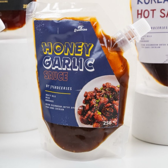 

Saos Saus Honey Garlic Original Halal Sauce 1KG JY Groceries