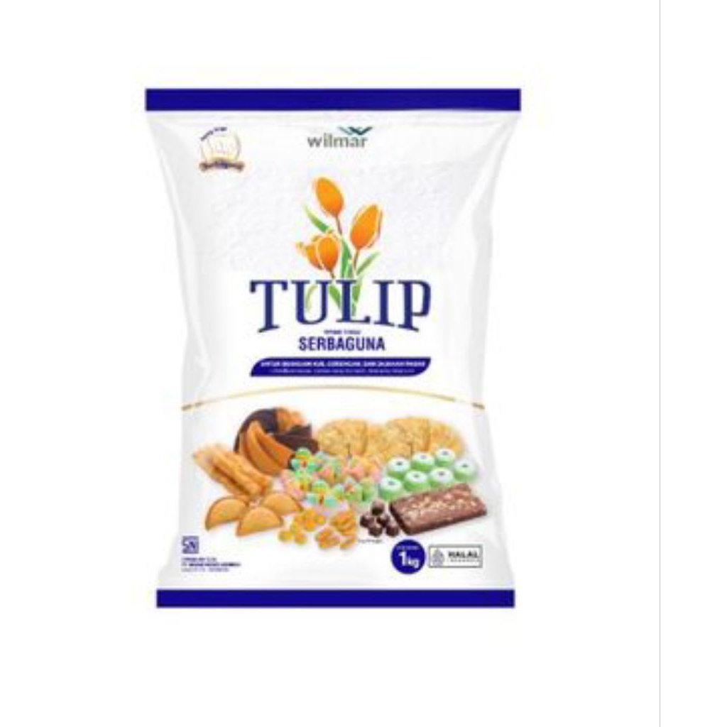 

TEPUNG TERIGU TULIP 1KG 1 DUS ISI 10PCS