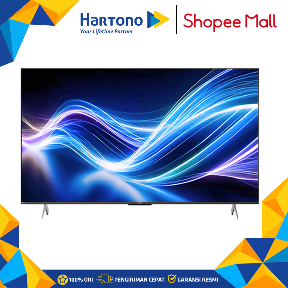 Sharp 65 Inch 4K QLED Smart Google TV 4T-C65HL6500I