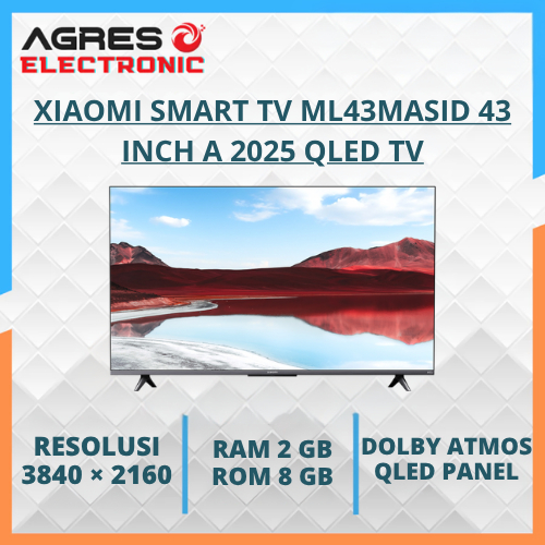 XIAOMI SMART TV ML43MASID 43 INCH A 2025 QLED TV