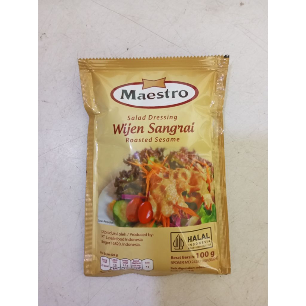 

Maestro Wijen Sangrai salad dresing sesame 100ml