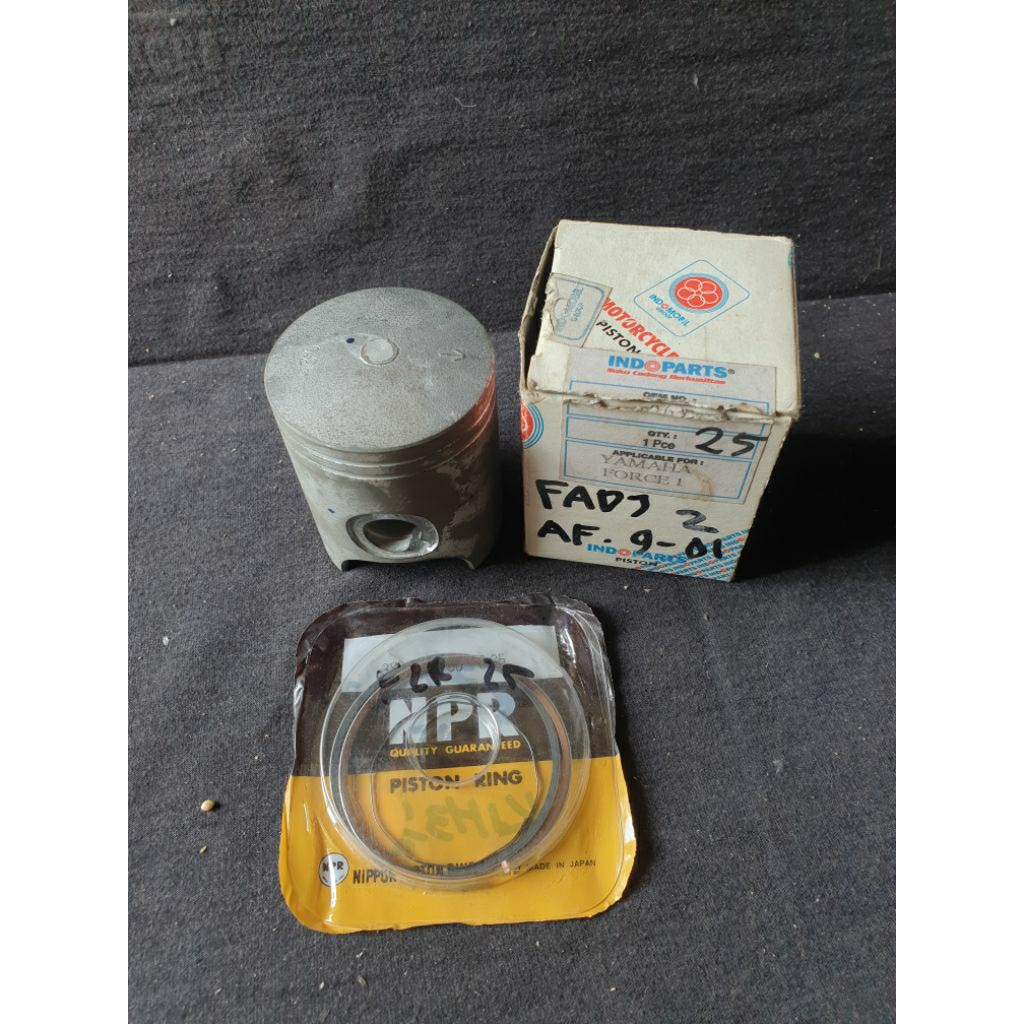 Piston Ring Seher Yamaha FIZ F1Z FORCE1 FIZR F1ZR Oversize Os 25 Indopart NPR