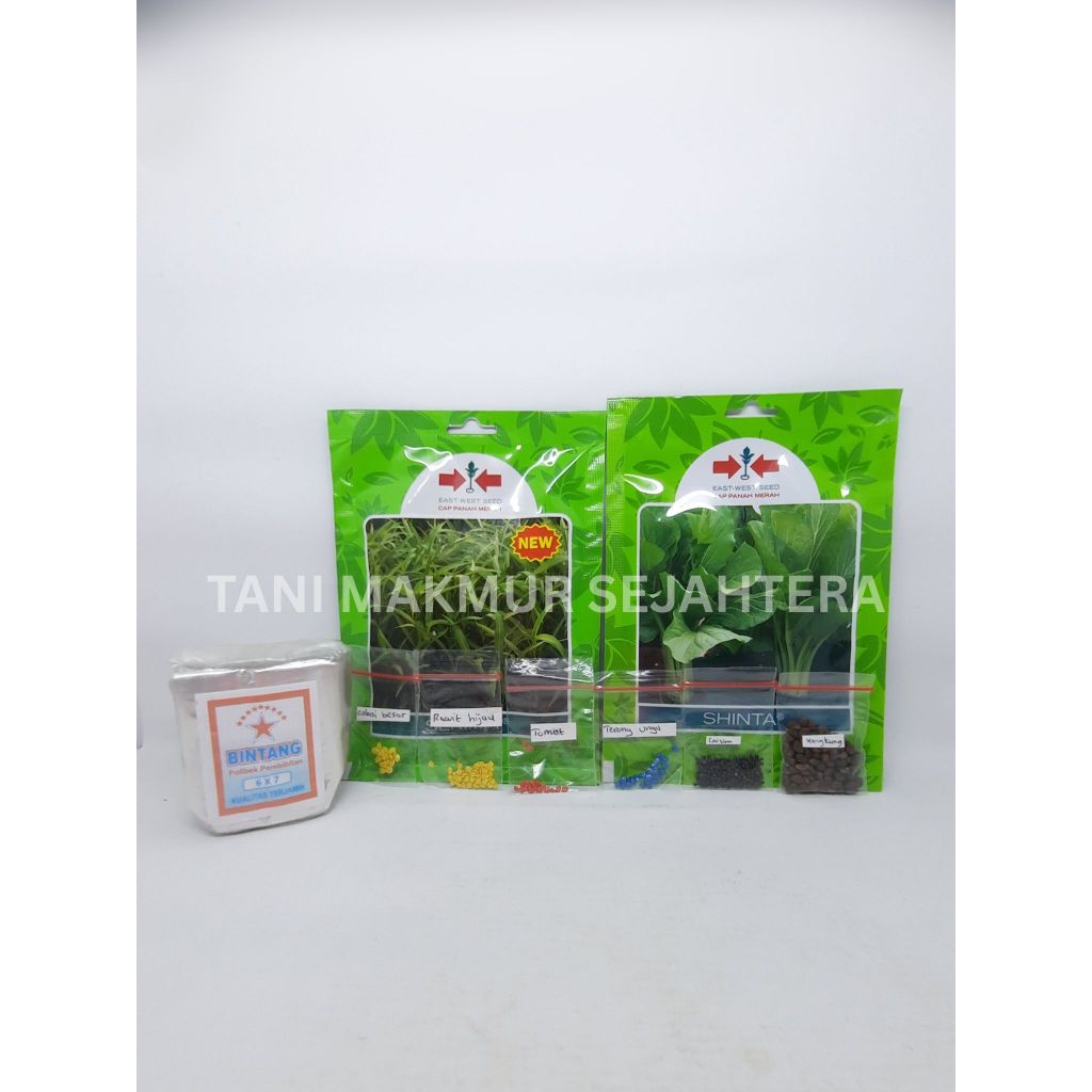 BENIH SAYURAN - PAKET ANEKA BENIH SAYURAN UNTUK PERTANIAN RUMAHAN