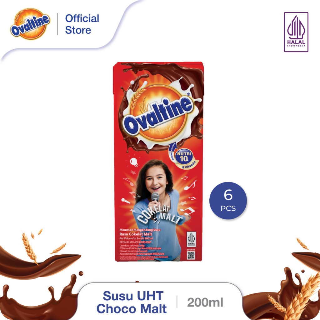 

Ovaltine Susu UHT Choco Malt 200ml x 6pcs
