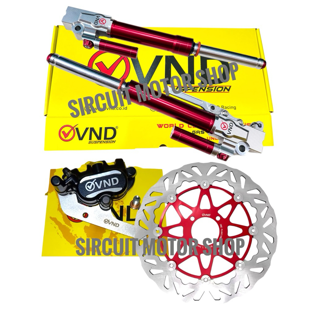 SHOCK DEPAN VND VARIO 150 & VARIO 125 / CAKRAM VND 260MM / KALIPER VND 2P CNC VARIO