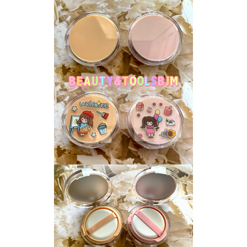 READY Jar Cushion Case 15gr Warna CREAM / Wadah Bedak / BB Cushion / Tempat BB Cream / barenbliss / 