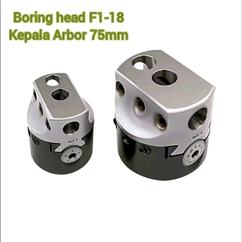 KS00193 Boring head F1-18 75mm kepala Arbor 75mm