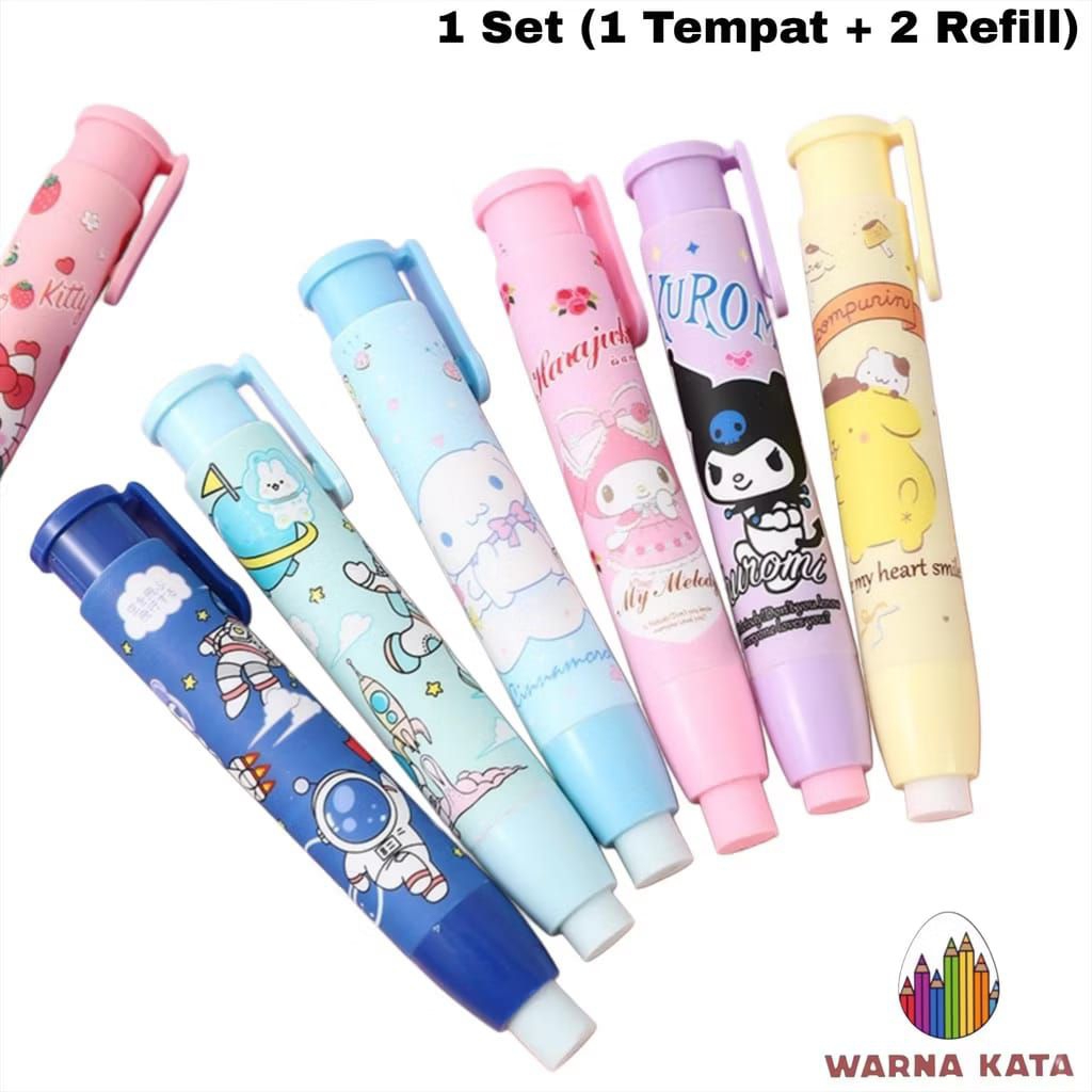 

Penghapus Pensil Sliding /Geser Free Refil