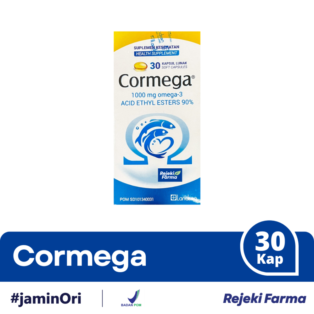 Cormega 30 Kapsul - Omega 3 1000 mg Minyak Ikan