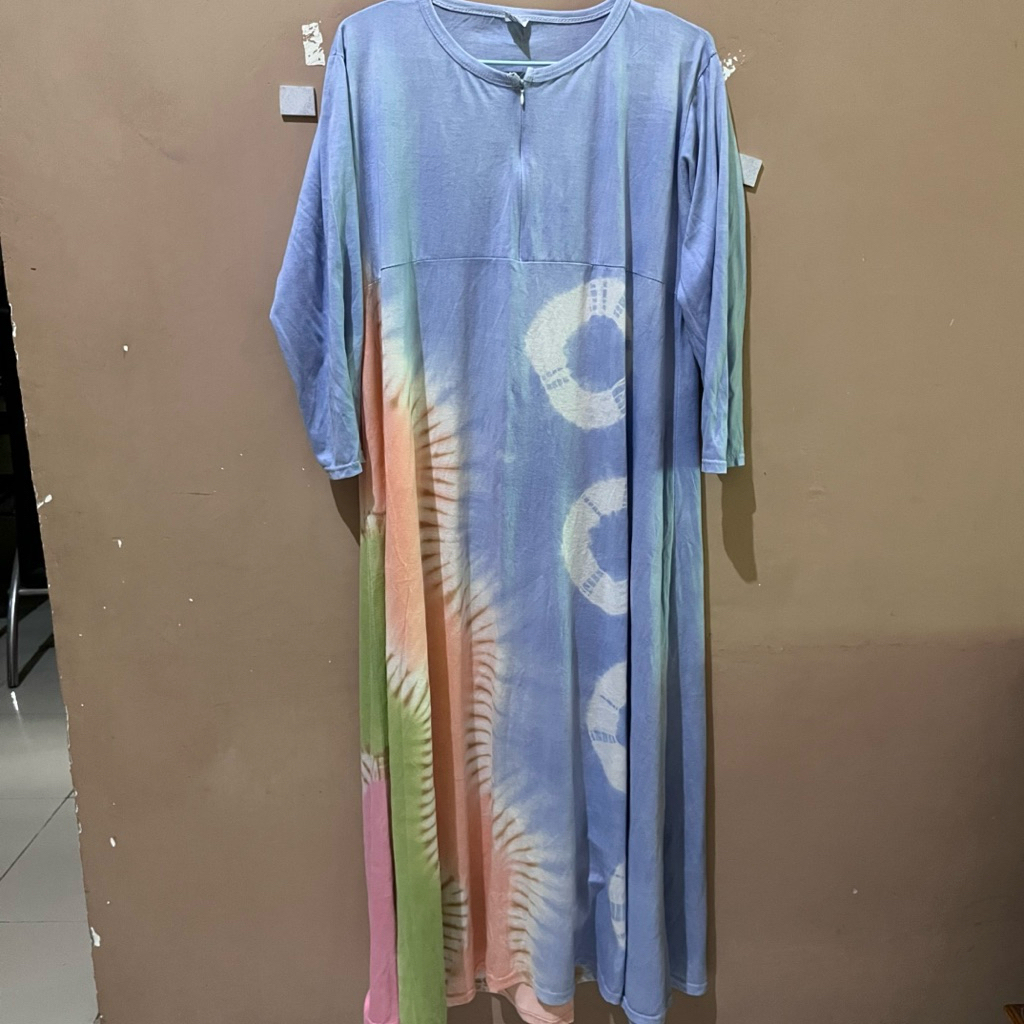 [PRELOVED] Daster Lengan Panjang Tie Dye