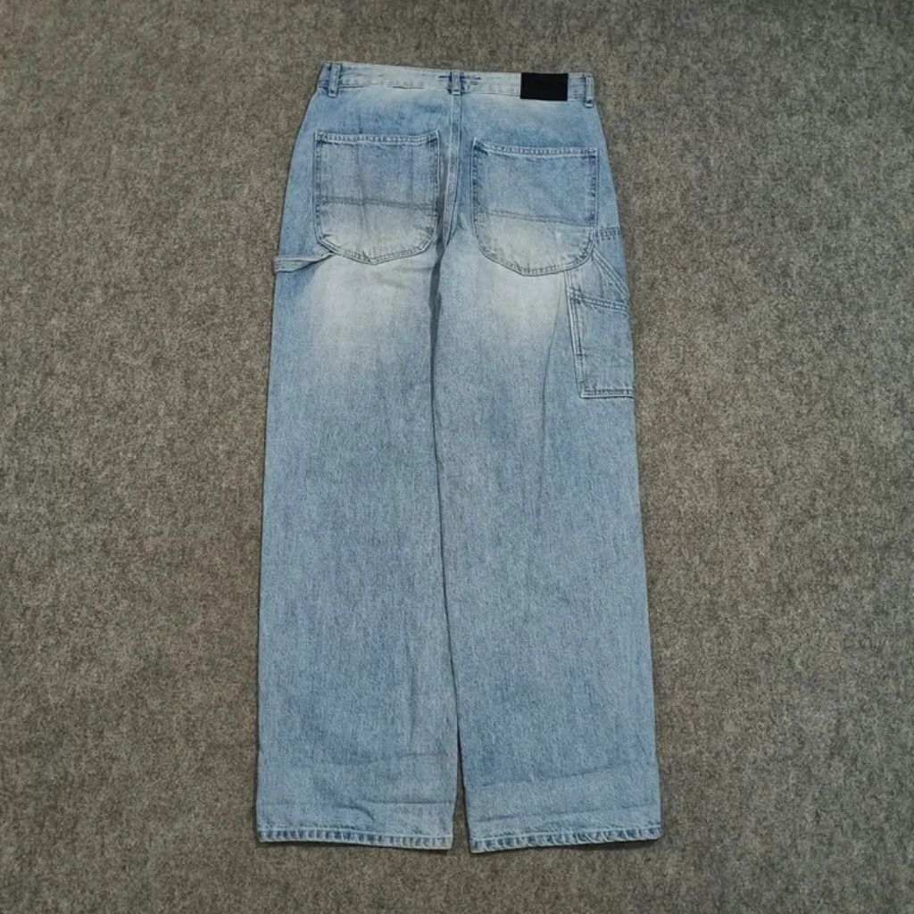 Celana carpenter pria size 31 second celana panjang Jeans