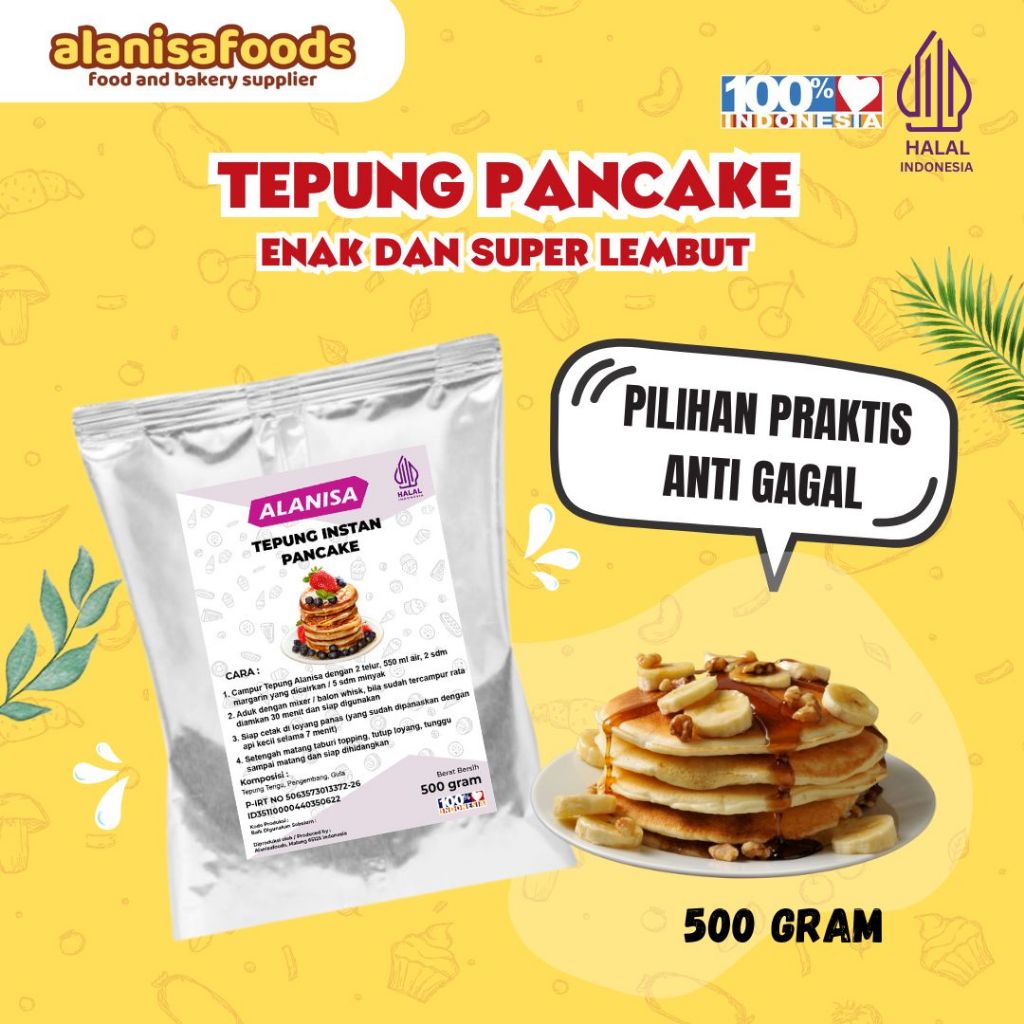 

Tepung Instan Pancake 500gr