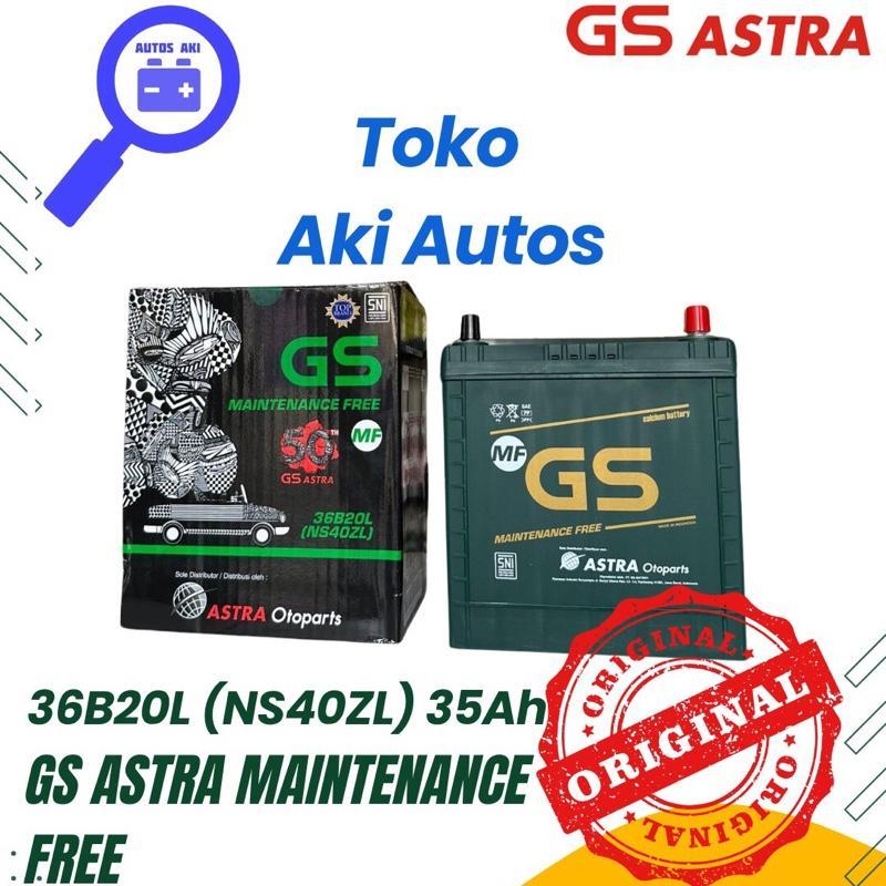 Aki Gs Astra Maintenance Free 36B20L (NS40ZL)