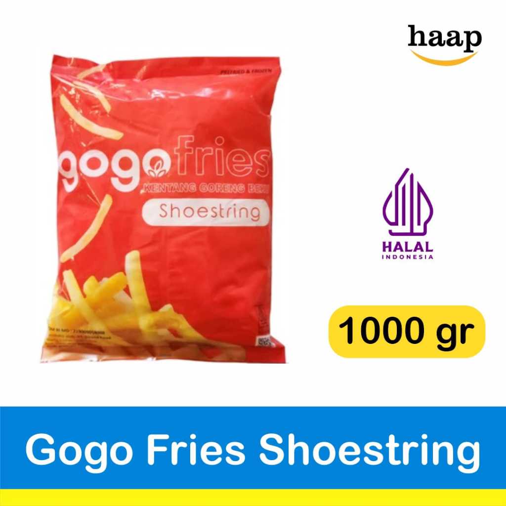 

Gogo fries Shoestring Kentang Goreng 1Kg