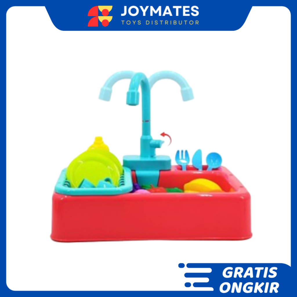 Mainan Anak Cuci Piring - Diswashing Sink Wastafel Cuci Piring Mainan - Mainan kitchen Sink Anak Mai