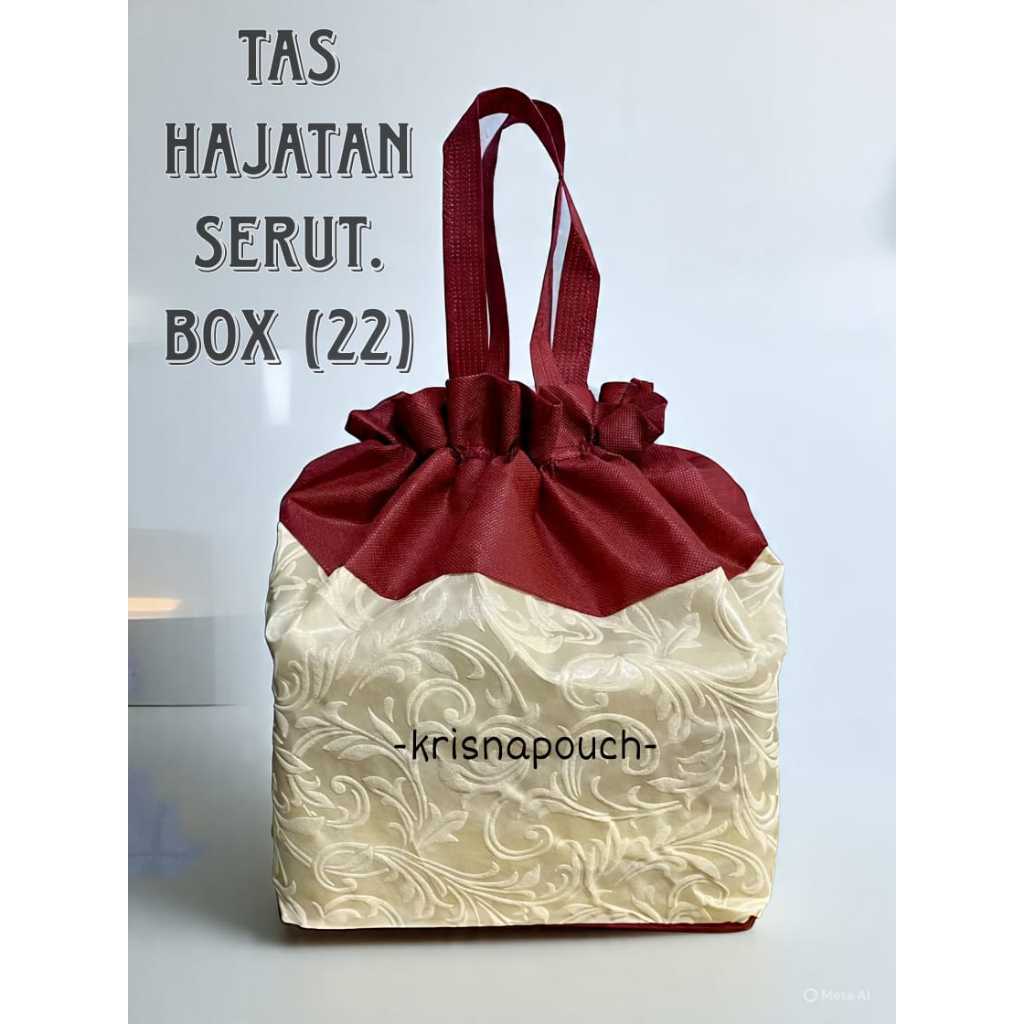 

(1 LUSIN = 12 PCS) GOODIE BAG TAS HAJATAN SERUT BATIK NUSANTARA UK.22