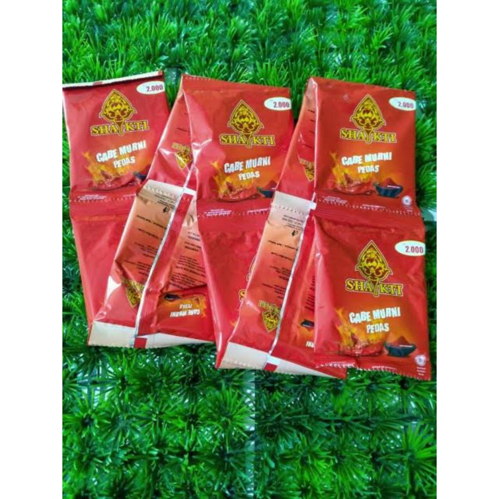 

cabe bubuk shakti 25g 1 dus isi (24 renceng)