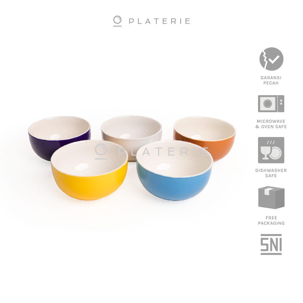 PLATERIE Mangkuk Saji Keramik Soup Serving Bowl 5.5inch / 15cm Brighton