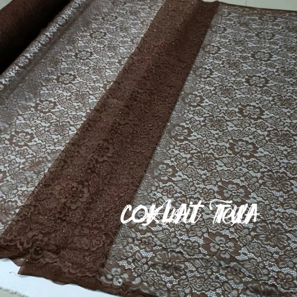 Bahan Brokat Cord/Kain Brokat/Kebaya Brokat/Bahan Brukat Meteran/bahan meteran