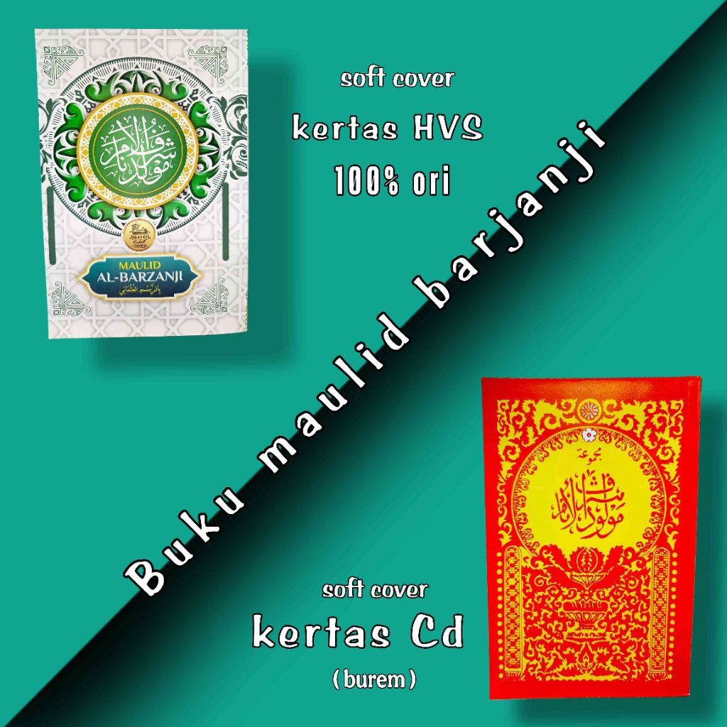 buku maulid berjanji orange cetakan menara kudus besar / kitab al majmuat al berjanji dan diba