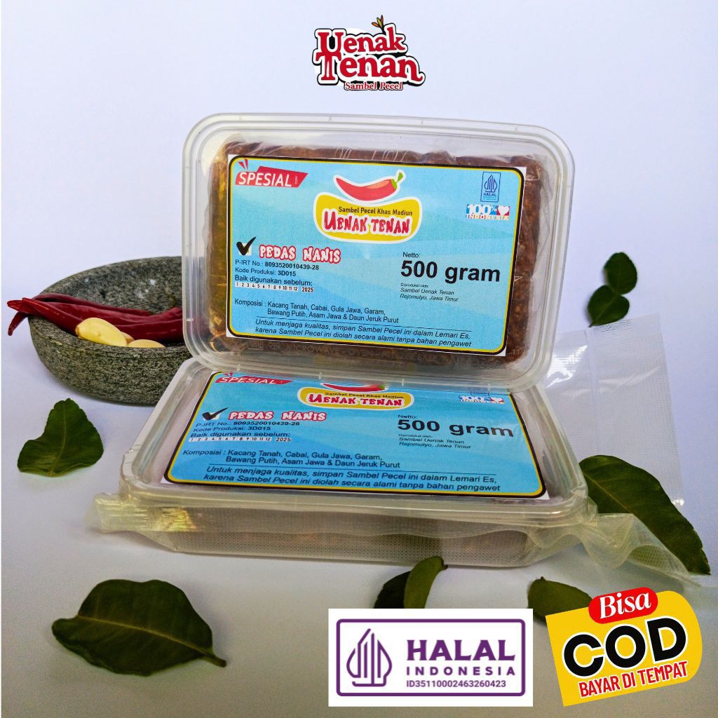 

Sambel Pecel Madiun Bumbu Pecel Sambal Kacang Asli Tanpa Bahan Pengawet Uenak Tenan Mika