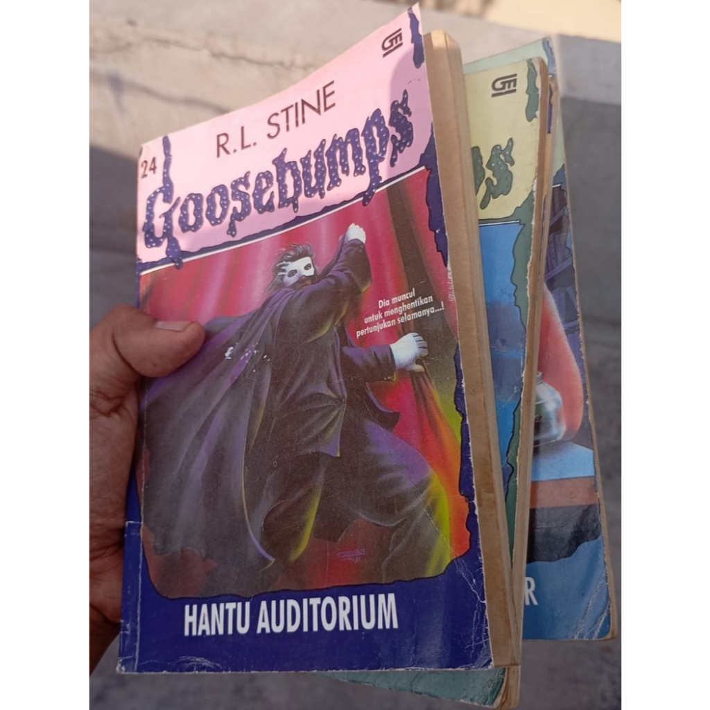 Novel Serial Goosebumps RL Stine Original Bekas