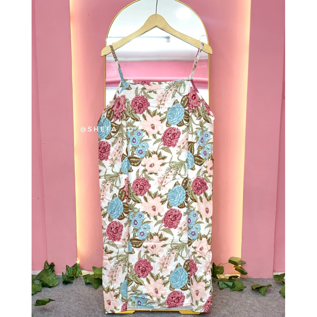 Daster Natalie pendek tali pinggang satu daster bali