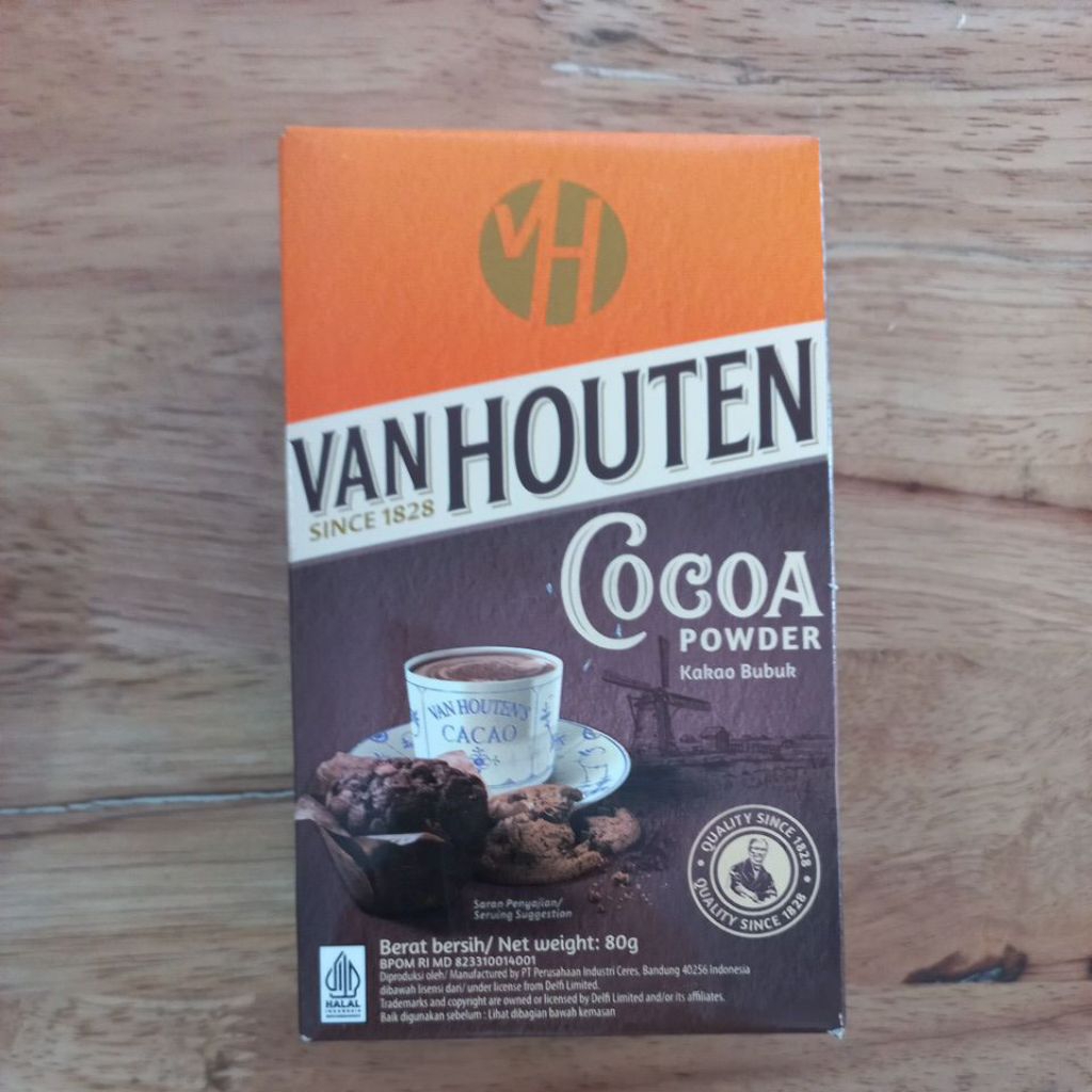 

Van Houten Cocoa Powder Bubuk 80g