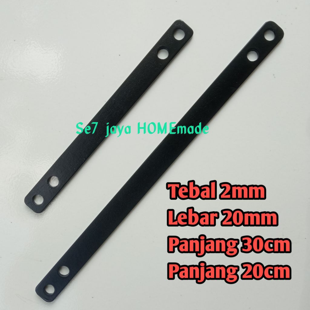 plat besi lubang serbaguna, plat knalpot, breket knalpot, plat lubang