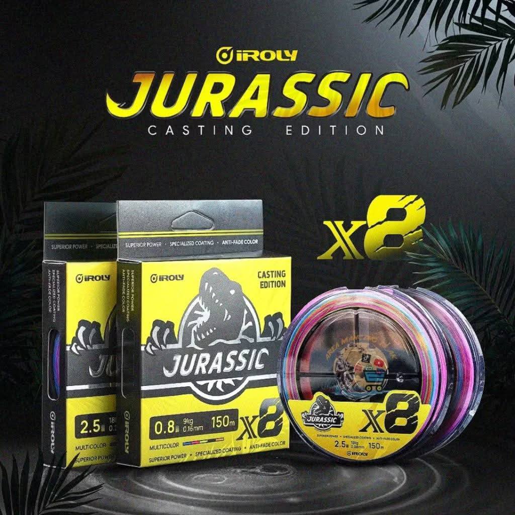Senar PE IROLY Jurassic Casting Edition | Anti-Fade | Super Kuat & Sensitif