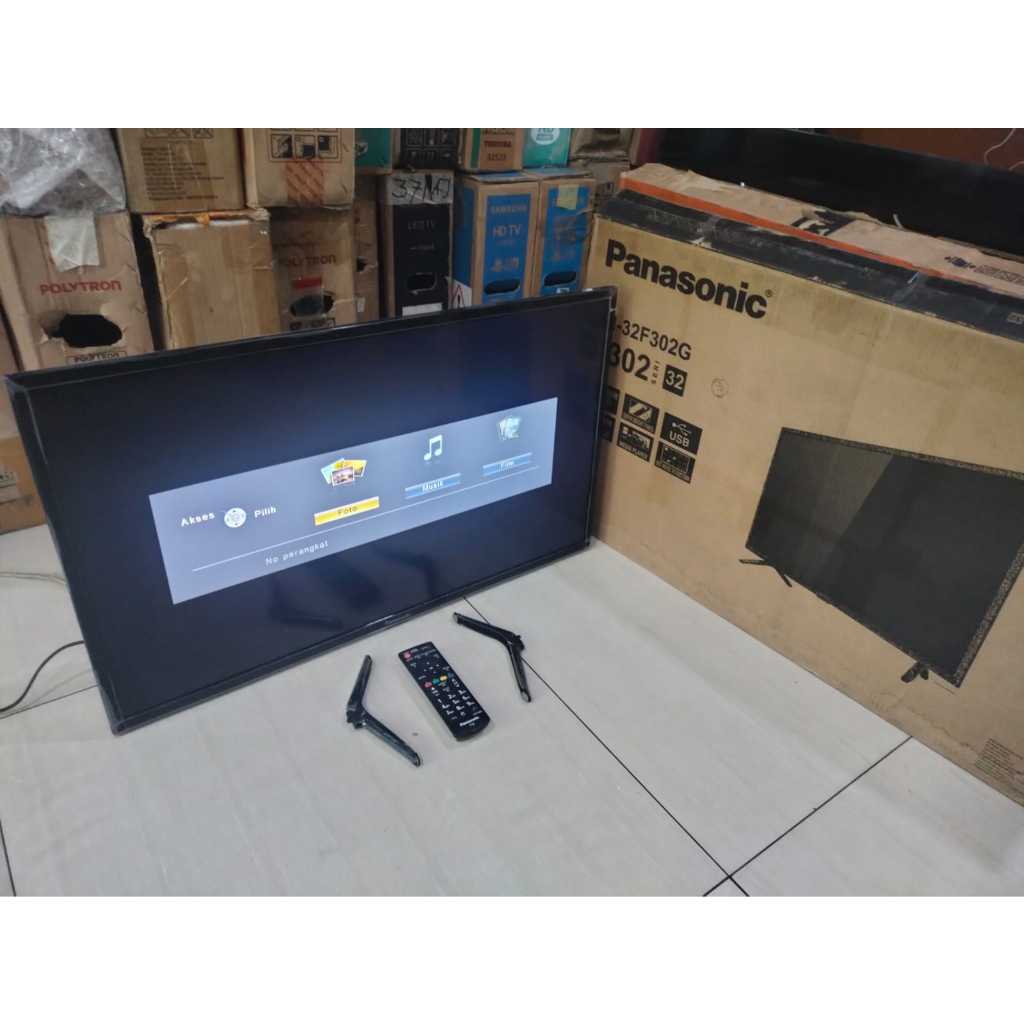 [+free palet kayu] TV LED PANASONIC 32 INCH ANALOG TV KONDISI BEKAS SEPERTI BARU 5322F