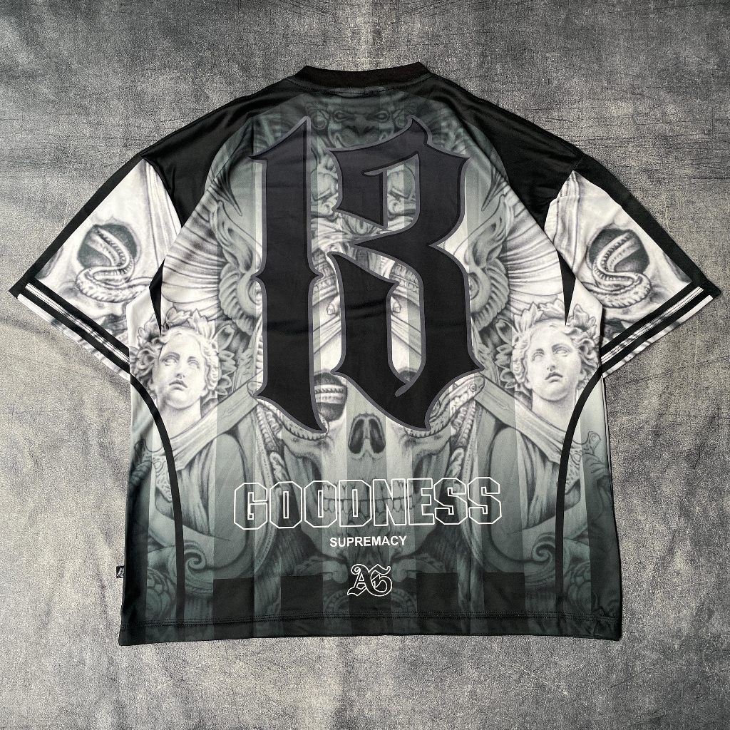 Jersey Vintage Sculpture Greek Goddes / Jersey Metal Skull Heavy Metal / Jersey Bola Unisex / Rugby