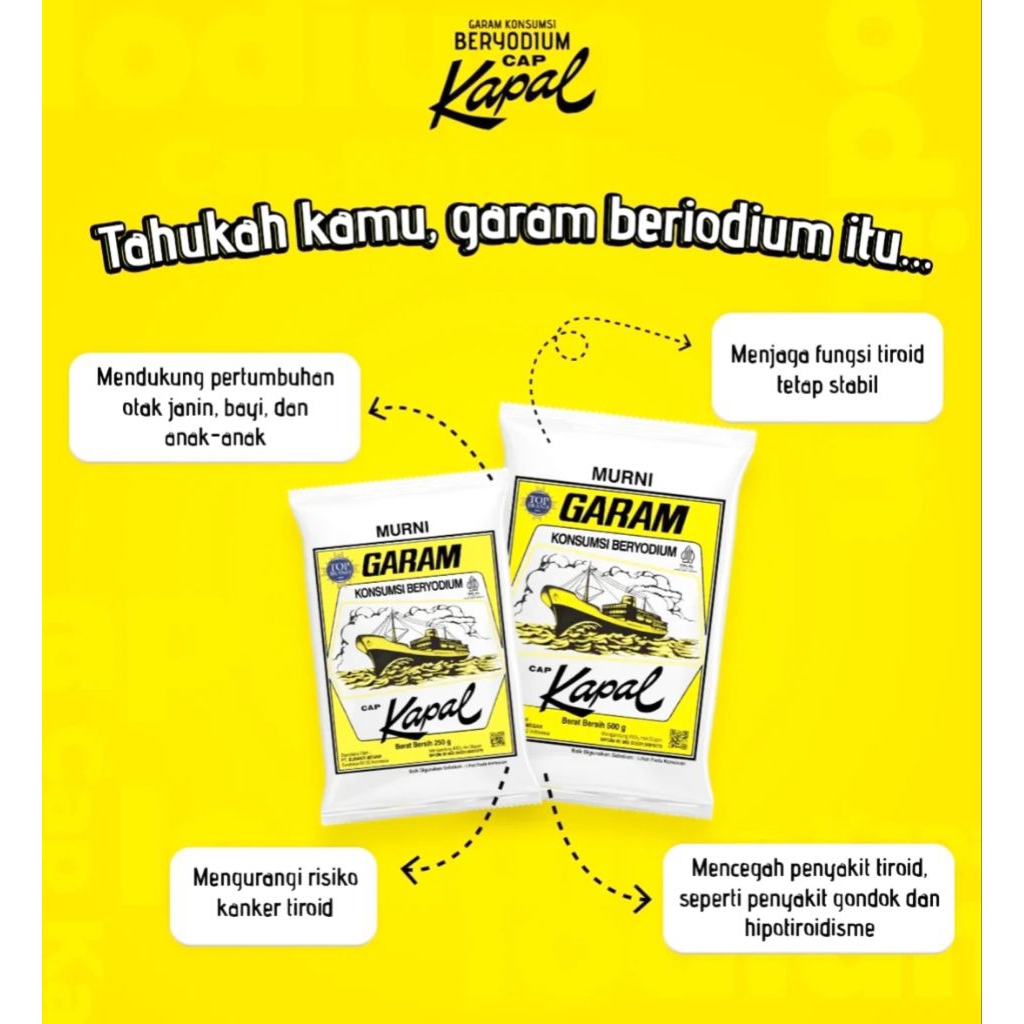 

⭐GARAM CAP KAPAL 1 PACK ISI 40PCSx250GR ⭐
