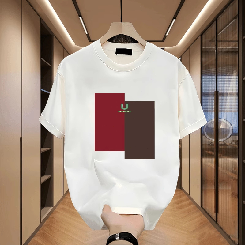 ✅COD✅Baru Kemeja Bawah Longgar Atasan Setengah Lengan Katun Berat / hmin blod