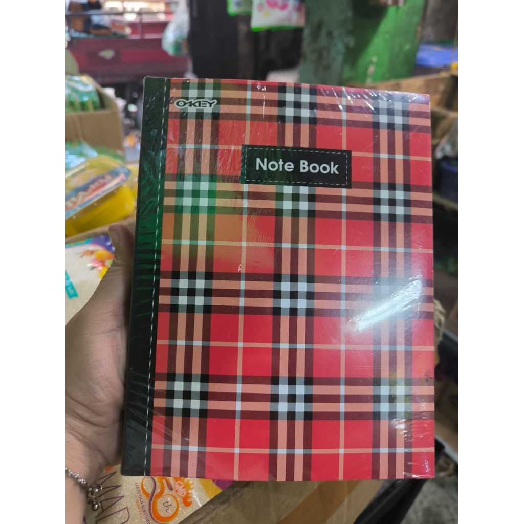 

1 Pak Buku Tulis Okey isi 10 Buku x 38 Lembar ( cover kotak2 merah)