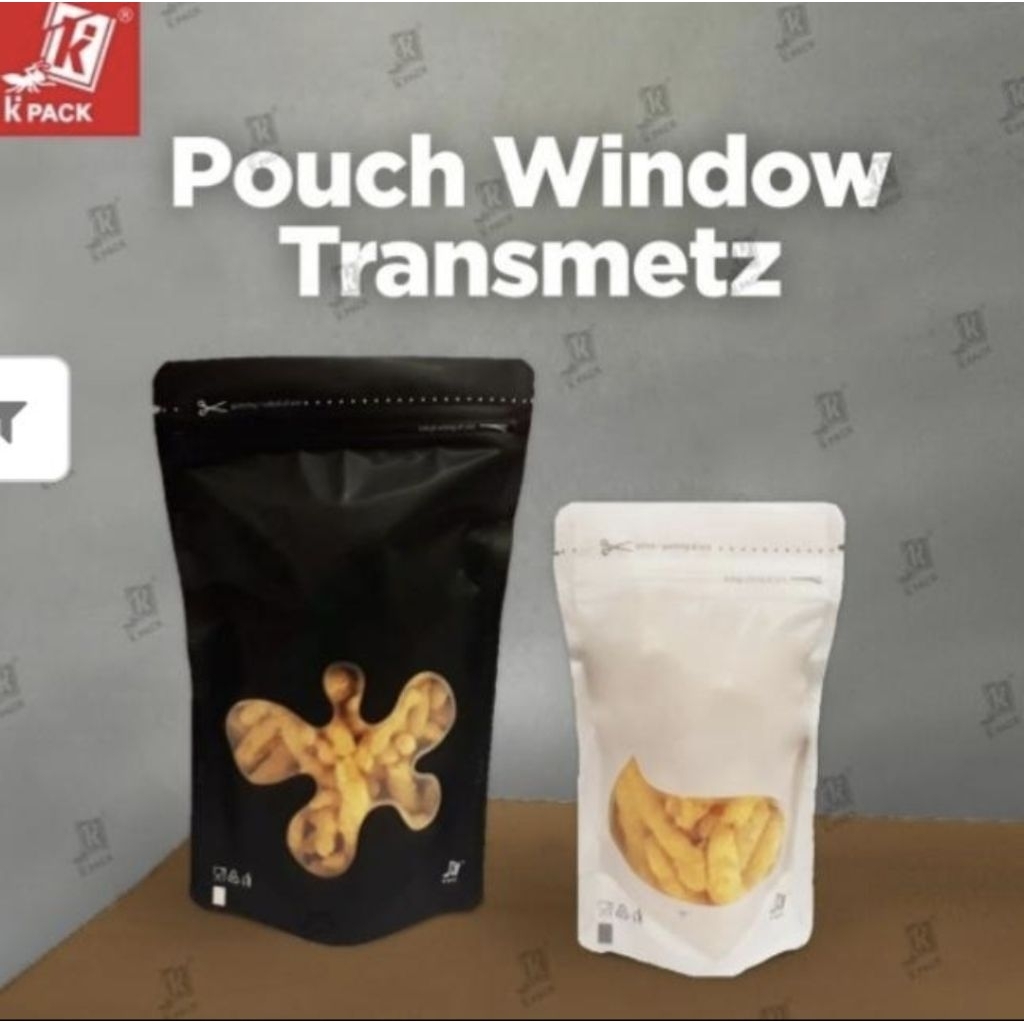 Standing Pouch K-PACK WINDOW Plastik Kemasan Klip