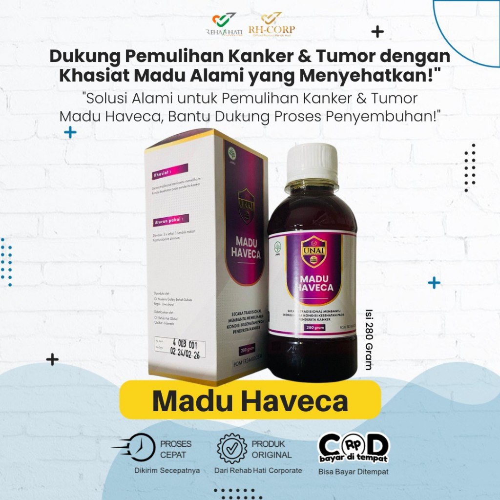 

Madu Haveca – Madu Herbal Untuk Pendamping Proses Pemulihan Kesehatan - Herbal Untuk Kanker - Herbal Untuk Tumor - Herbal Untuk Benjolan - Rehab Hati Store