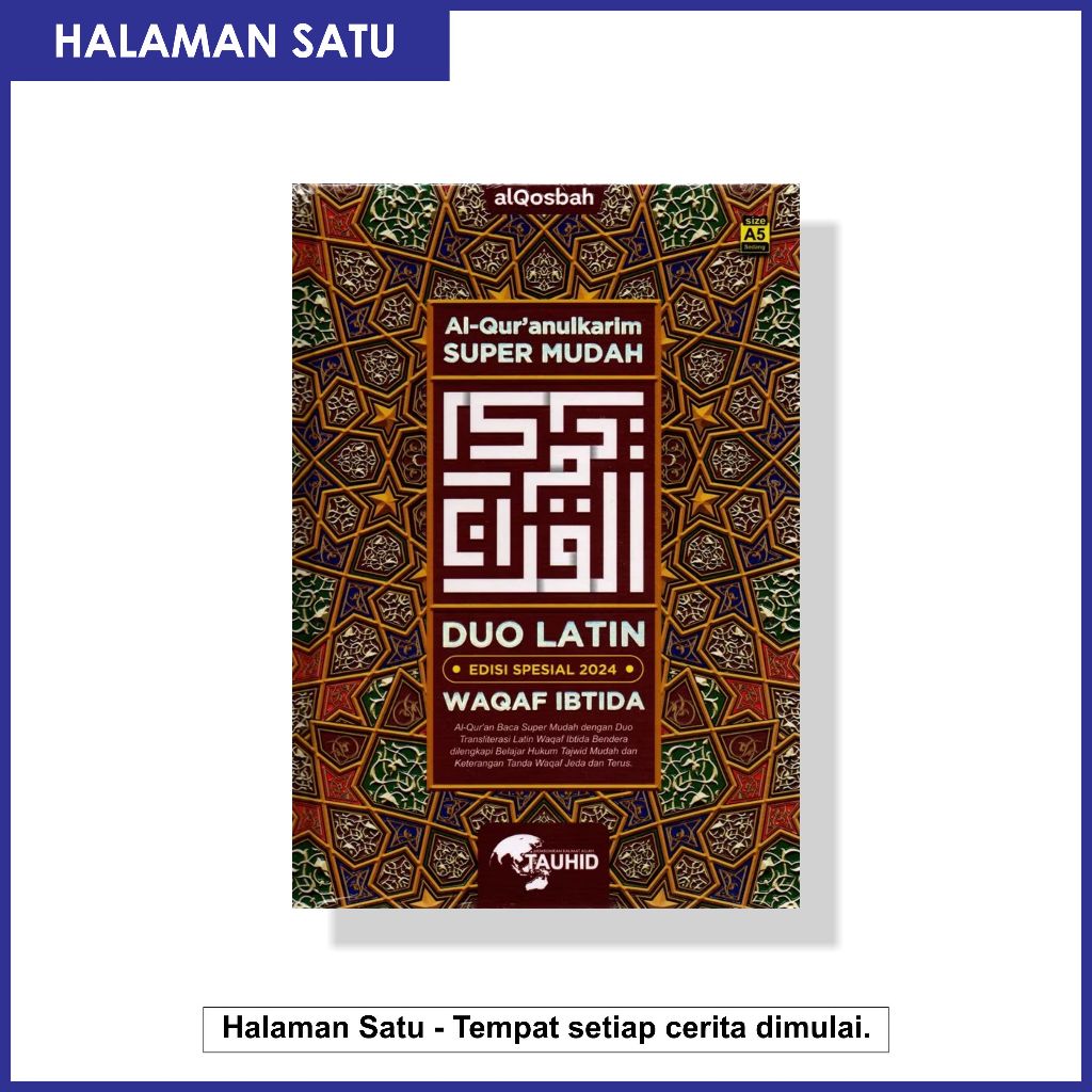 Al Qur'an Qosbah Duo Latin Waqaf Ibtida A5